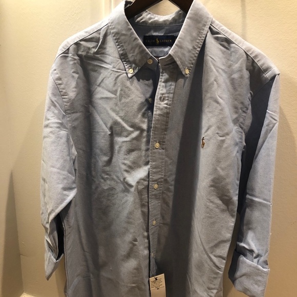 Ralph Lauren Other - Ralph Lauren Solid Blue Button Down Long Sleeve Shirt